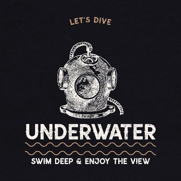 Let's dive underwater swim deep and enjoy the view by Fitnessfreak